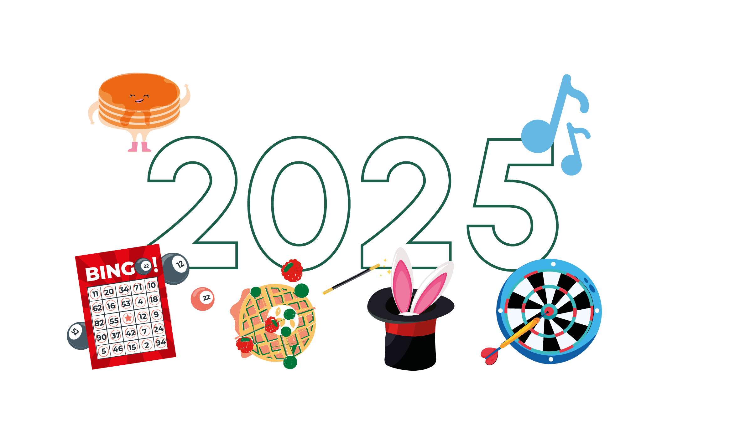 Visual Hier vier je samen 2025